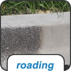 roading, tar, soda blasting